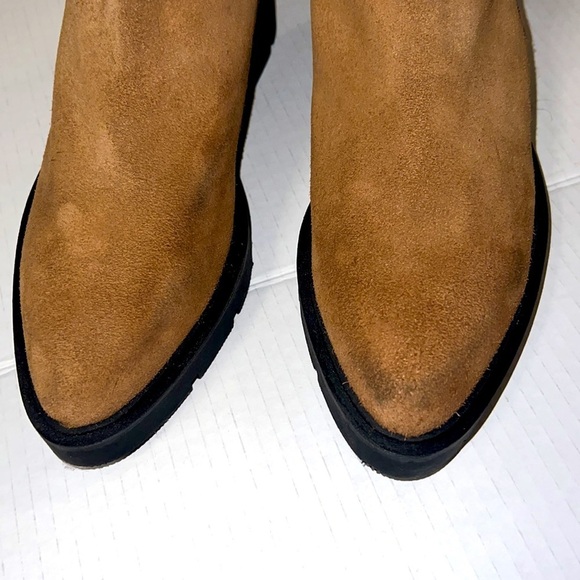 Andre Assous Tala Ankle Boot Side Zip Brown Suede Sz.39 EU / 9 - Picture 9 of 10